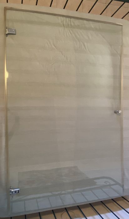 Porta de vidro temperado