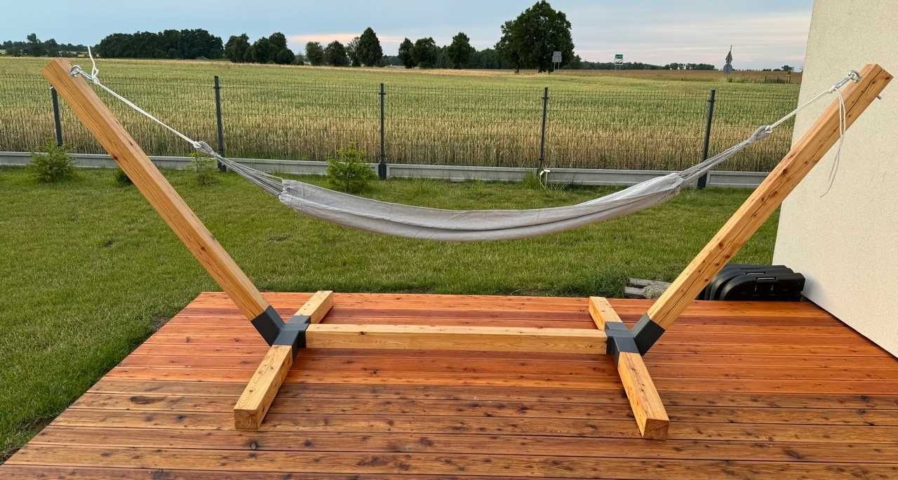 Hamak Ogrodowy Turystyczny Mocny Dwuosobowy 100x200cm 150kg + Torba