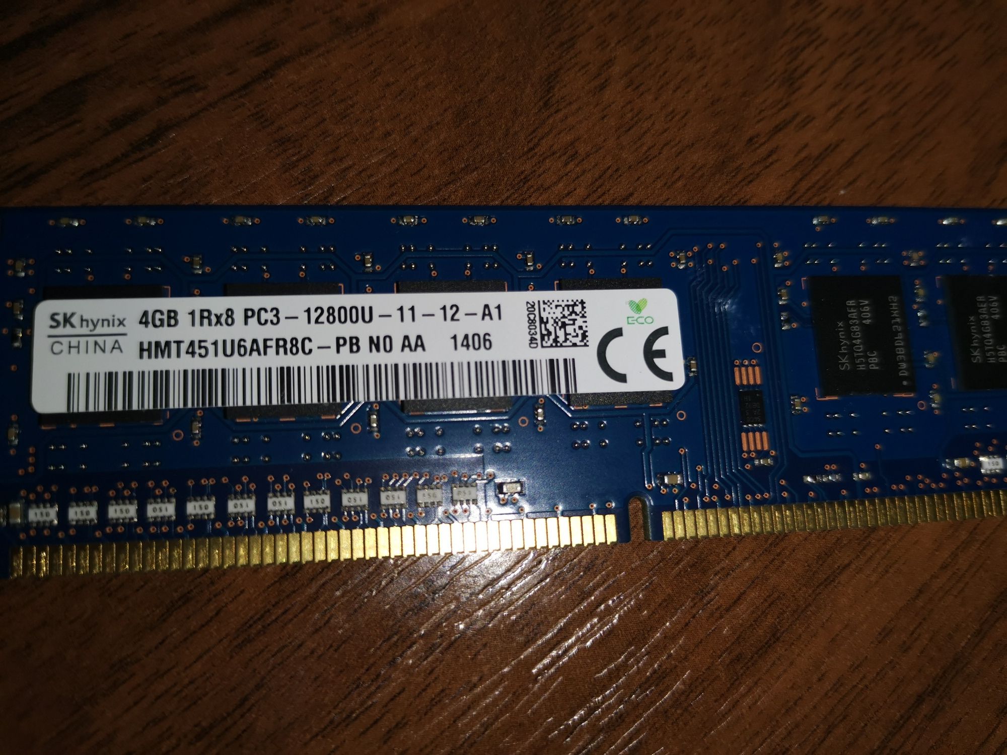 Оперативная память SK HYNIX DDR3 8GB (2x4Gb) 1600MHz