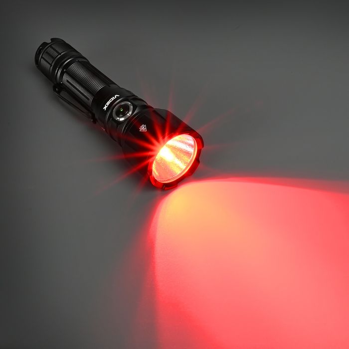 Тактичний Фонарь/Ліхтарик VIDEX VLF-A376 3600Lm Red/White