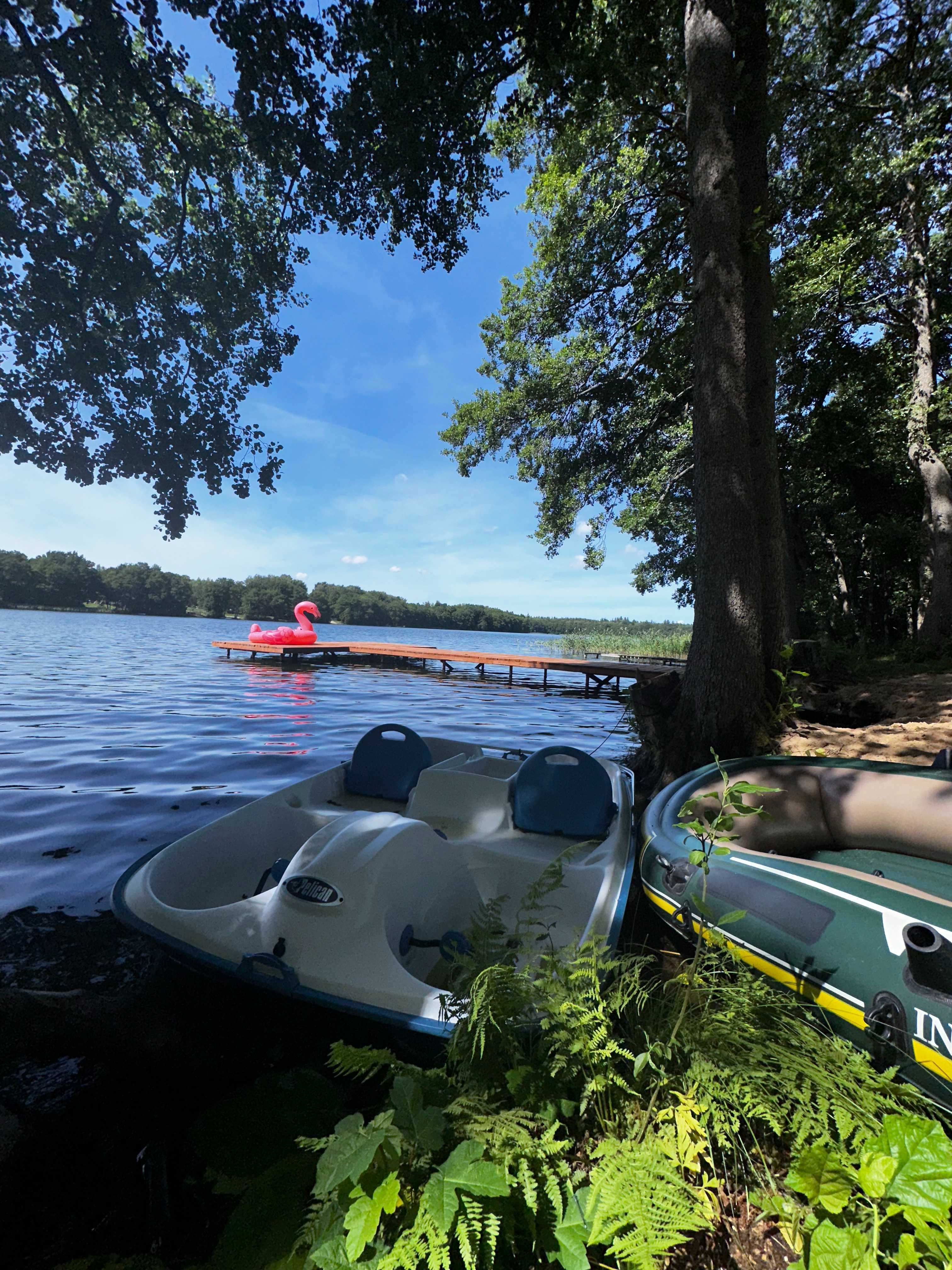 Domki nad Jeziorem z sauną i balią Przystanek Krąg