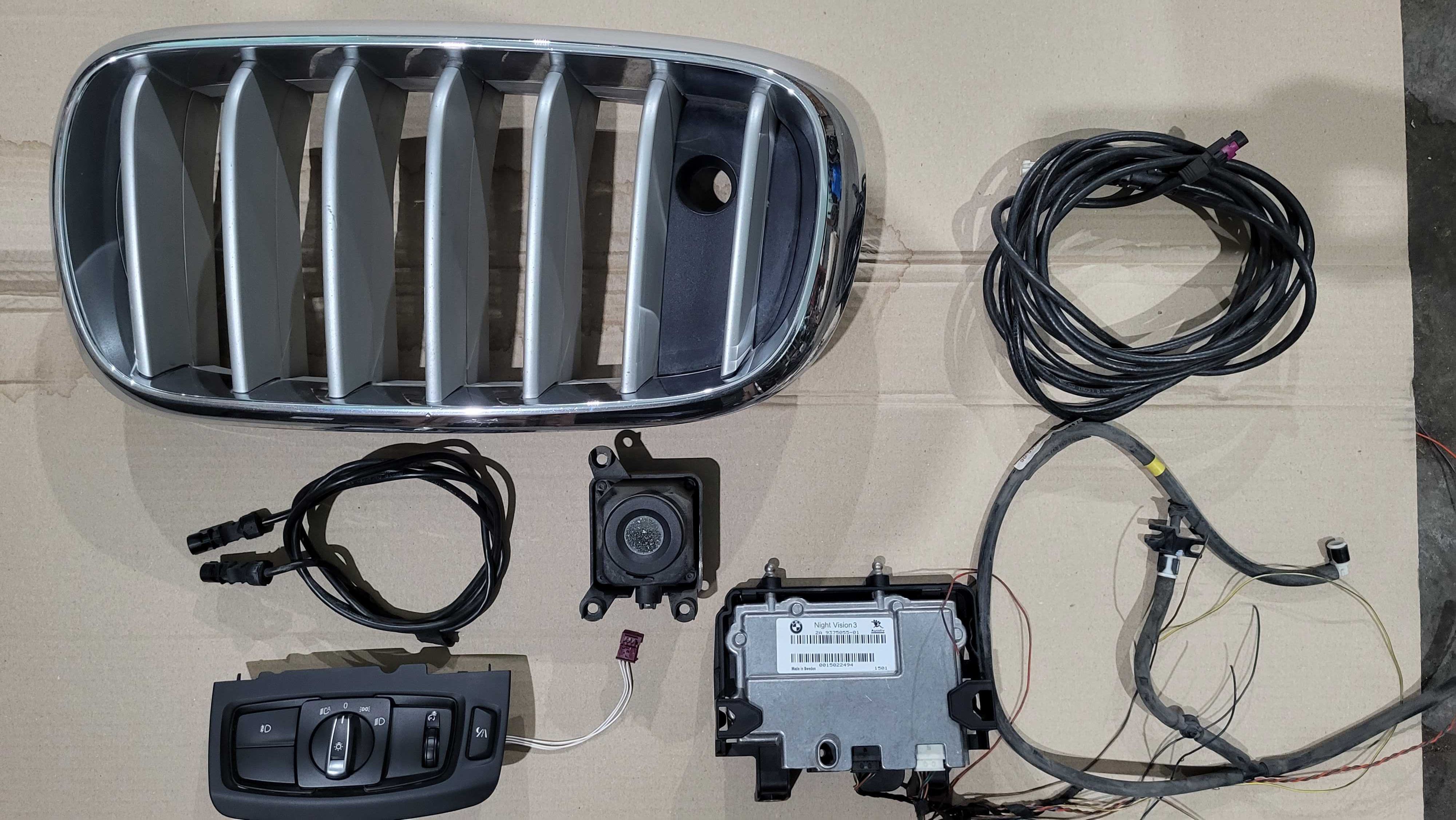 BMW X5 F15 X6 F16 камера night vision нічне бачення блок проводка Бмв