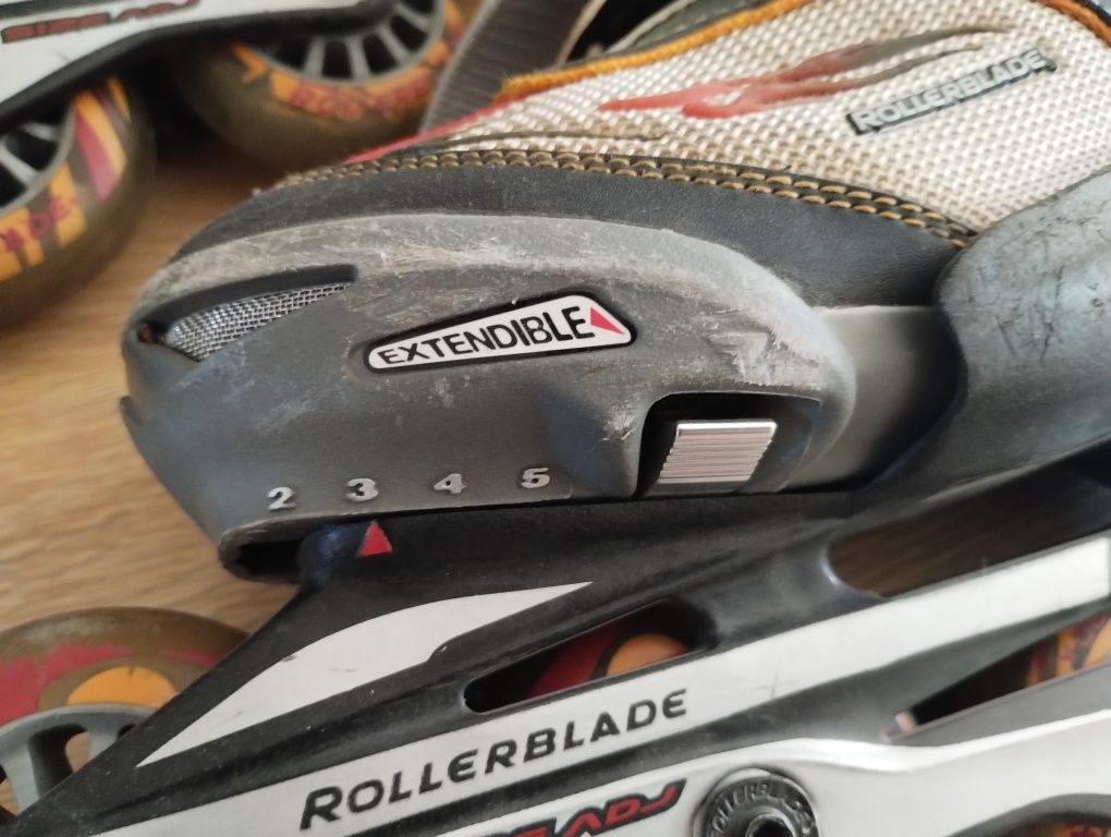 Rolki Rollerblade 32,33,34,35,36,37 regulowane extendible Tanio