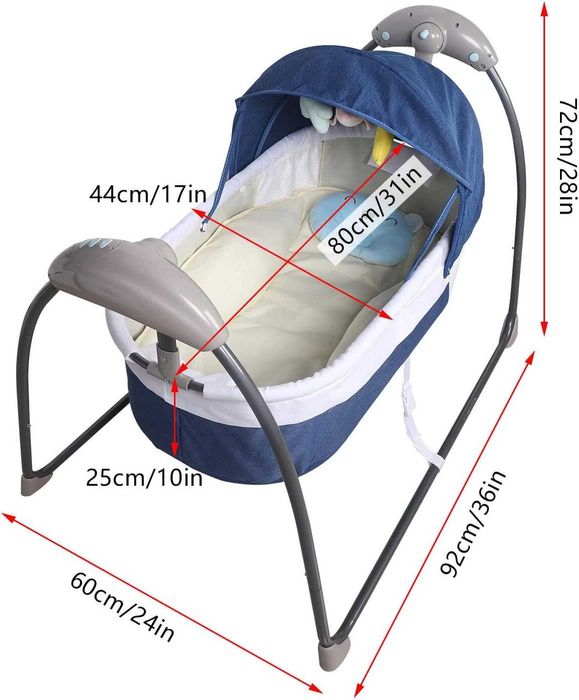 Kołyska  Leżaczek Bujaczek  3 stopnie muzyczka kilka utworów OKAZJA