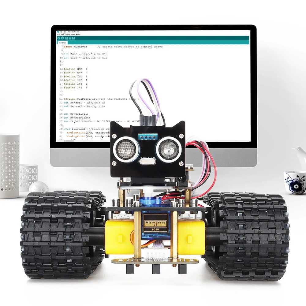 Arduino Mini Tank Robot Kit constructor