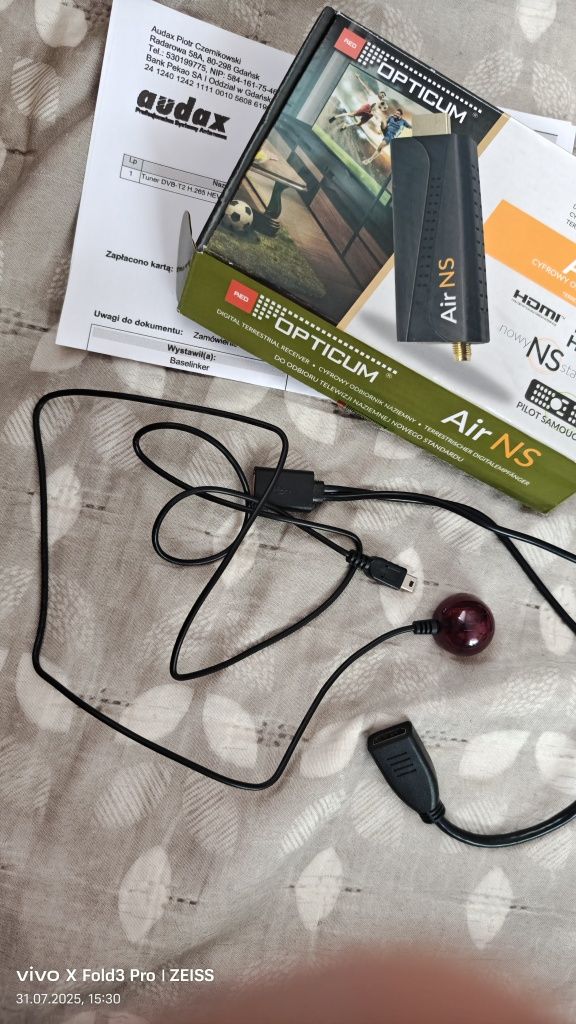 Tuner DVB-T2 Opticum Air Ns  gwarancja.