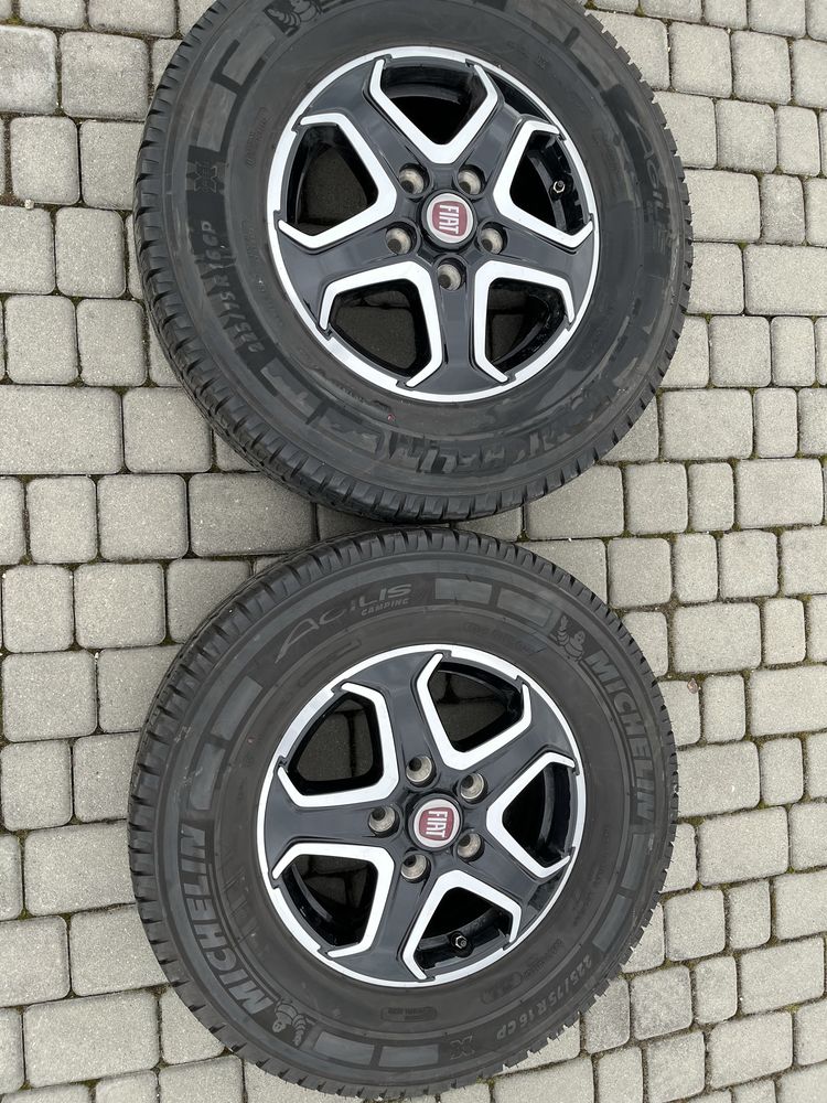 Alufelgi 5x130 16”  Fiat Ducato Citroen Jumper Boxer Kamper 225/75/16C