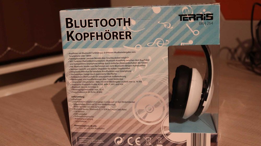 Słuchawki bezprzewodowe Terris BKH 264