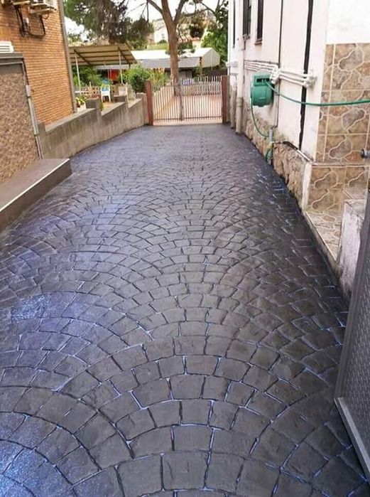 Декоративний штампований бетон