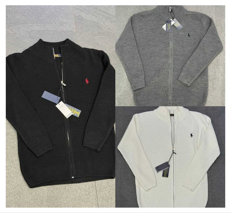 свитр кофта кардиган Вʼязана Polo Ralph Lauren зип zip old money