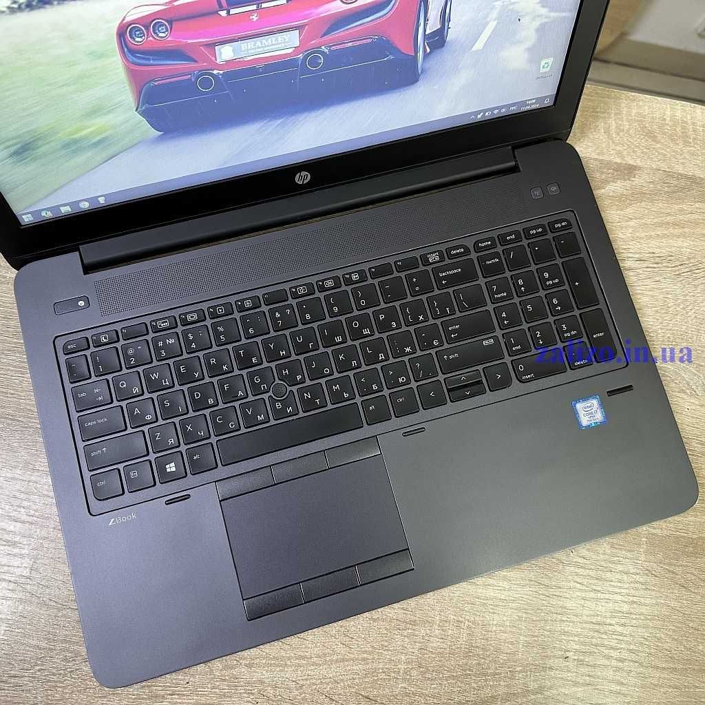 Ноутбук HP ZBook 15 G4 FHD i7-7820HQ/16GB/SSD256GB/IntelHD