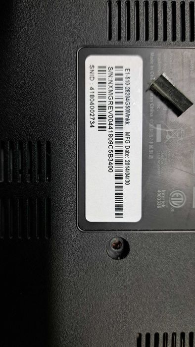 Ноутбук Acer E1-510