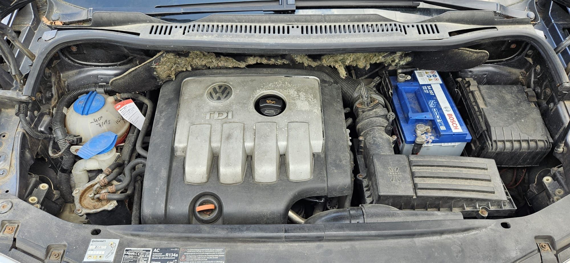 Silnik 2.0 tdi bkd touran golf 5 passat b6 audi a3