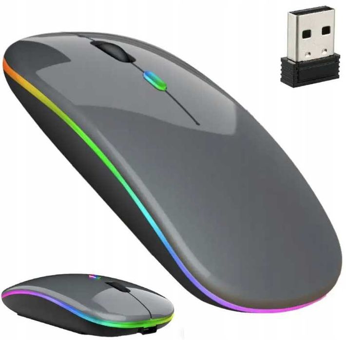 MYSZKA BEZPRZEWODOWA do Komputera LAPTOPA Cicha USB 2.4G + Bluetooth