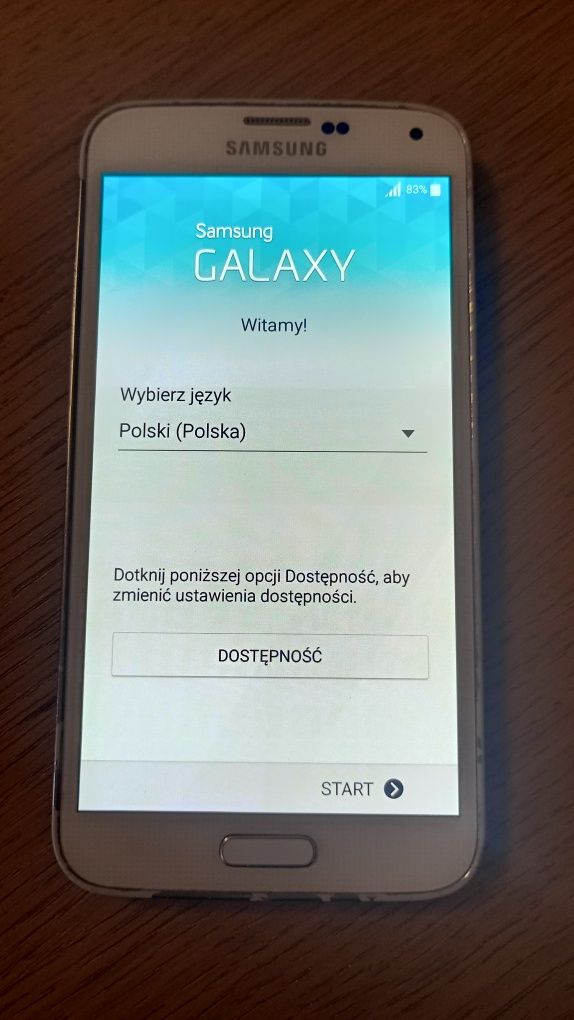 Samsung Galaxy S5, w pelni sprawny, biały - pomoc dla Bruna