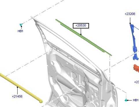 Зовнішній молдинг скла (хромований) Ford Edge 2015-2024