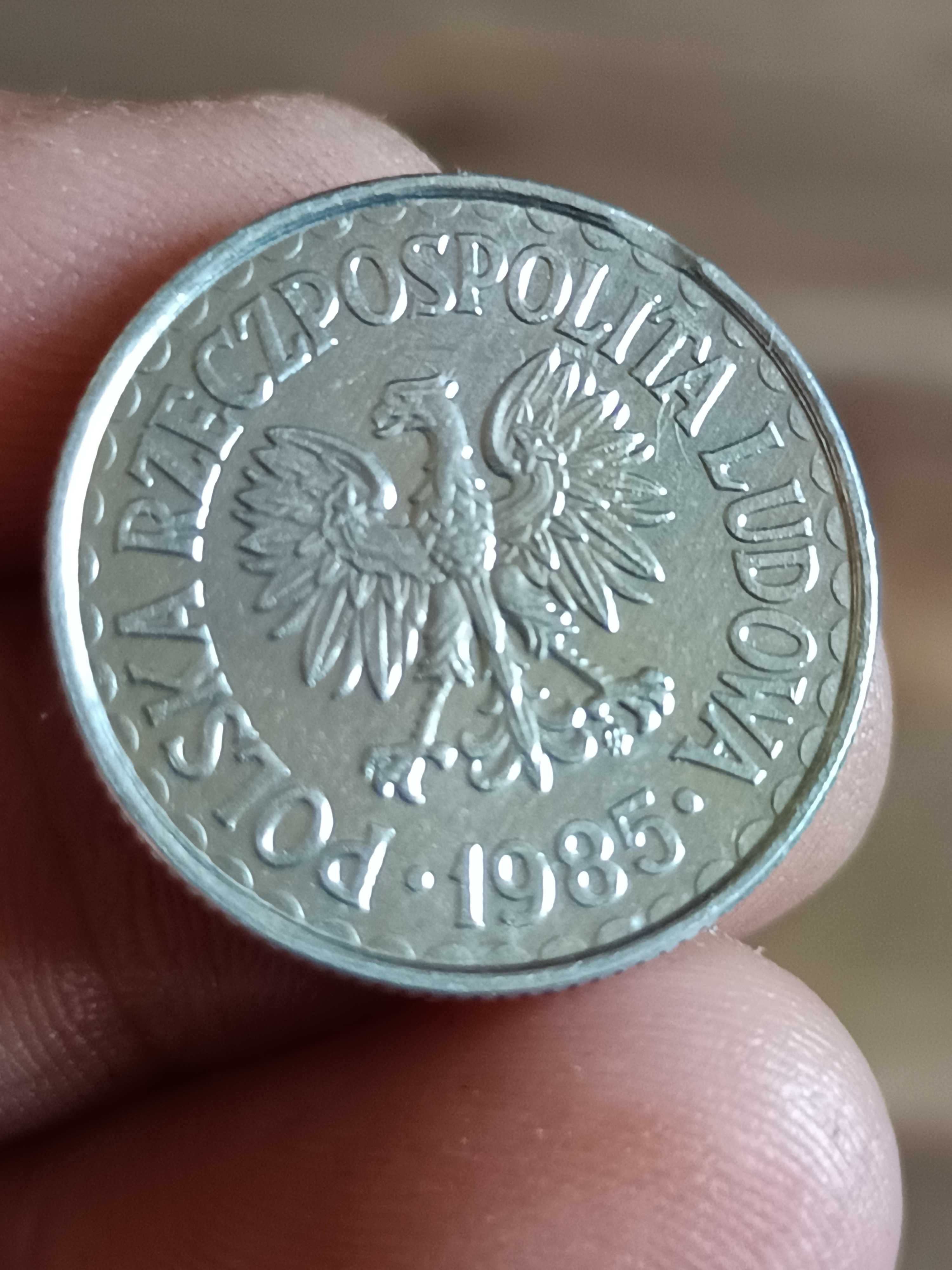 Sprzedam monete 1 zloty 1985 r koncowka blachy