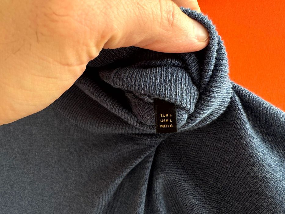 ??? Massimo Dutti Оригінал чоловічий гольф світер светр кофта розмір L