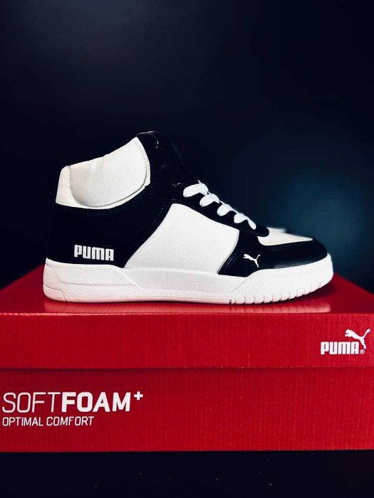 женские зимние кроссовки puma натуральная кожа кросовки на меху