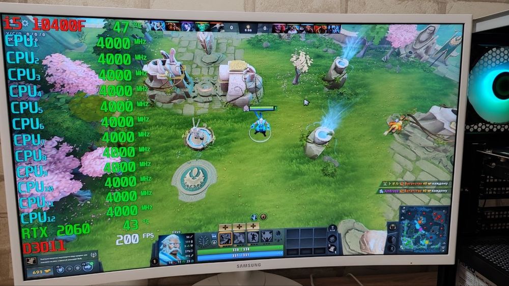 Игровой ПК RTX 2060 i5 10400F CS 2 GTA5 WOT fortnite DoTa2 PUBG RUST