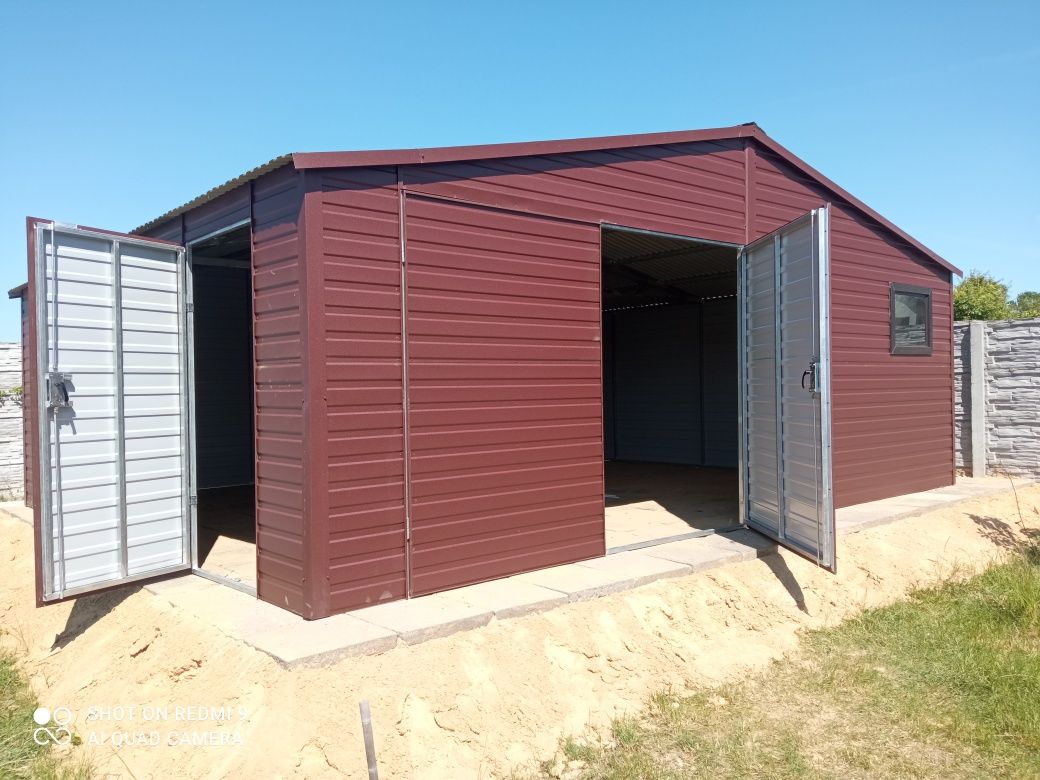 Garaż blaszany 5x6