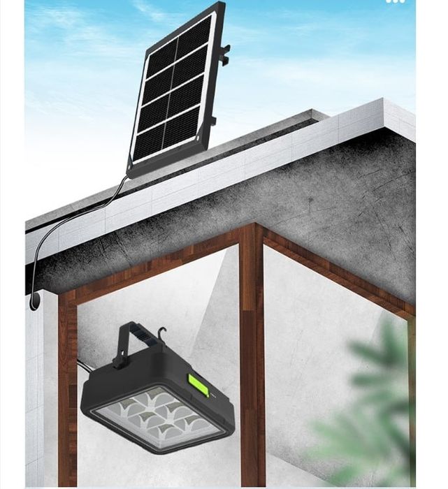 Солнечная автономная система Solar панель походной фонарь повербанк
