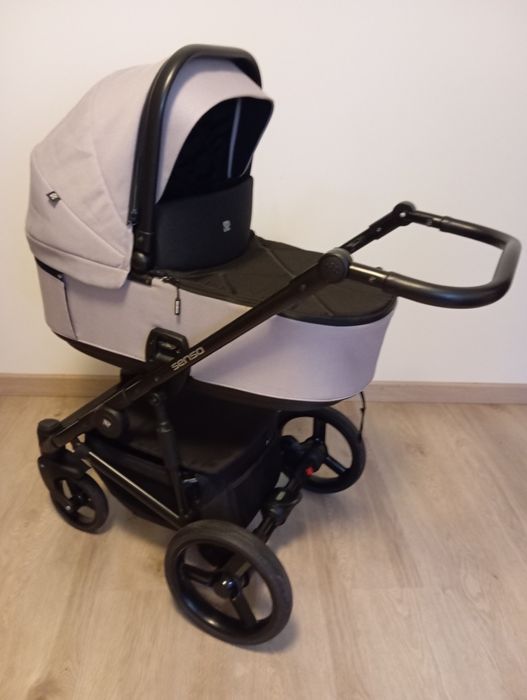 Wózek głęboko spacerowy Rico Senso pudrowo-różowy