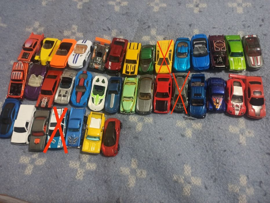 Великий лот моделей Hot wheels i Matchbox