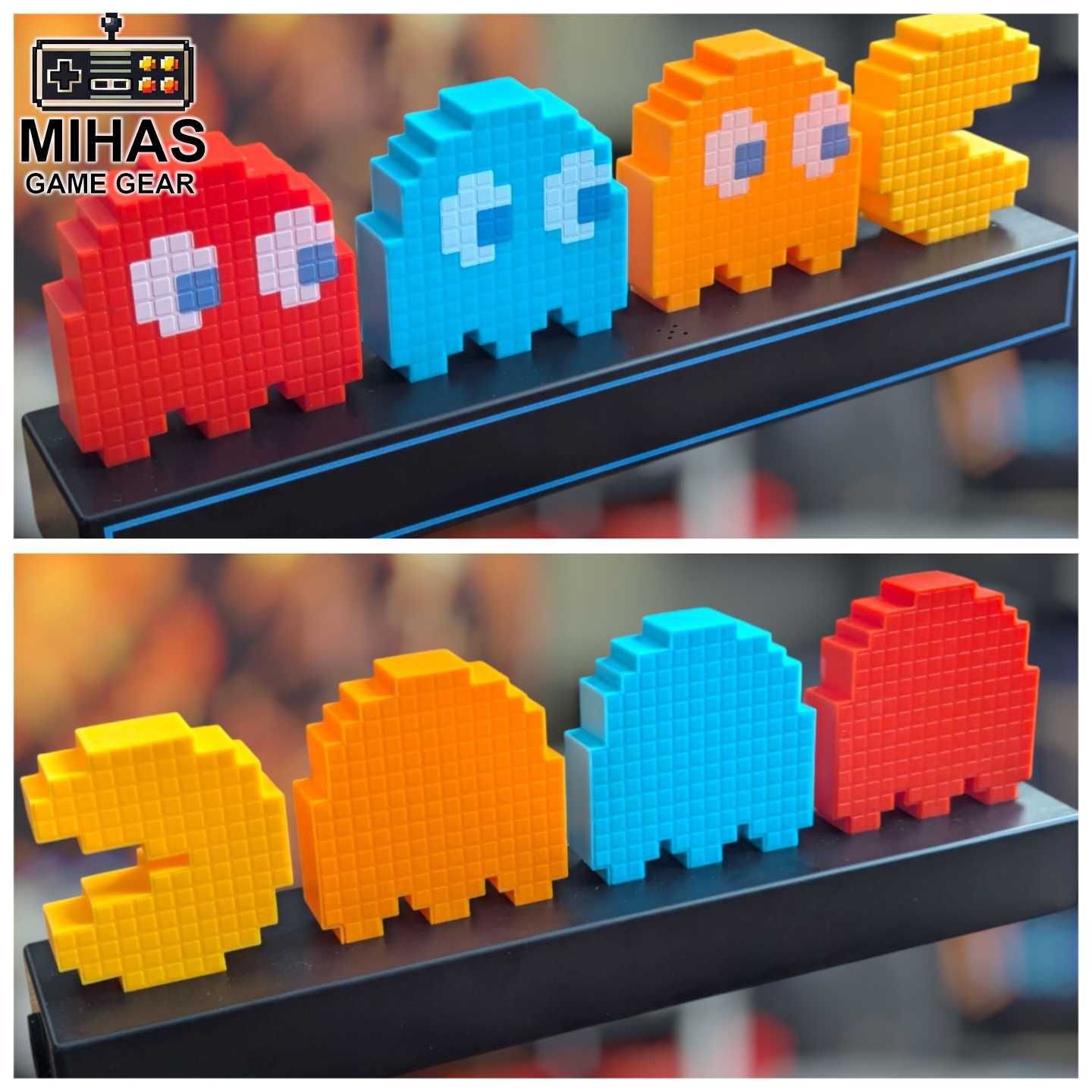 Лампа-нічник для геймерів: PlayStation, Xbox, Pac-Man icons Light.