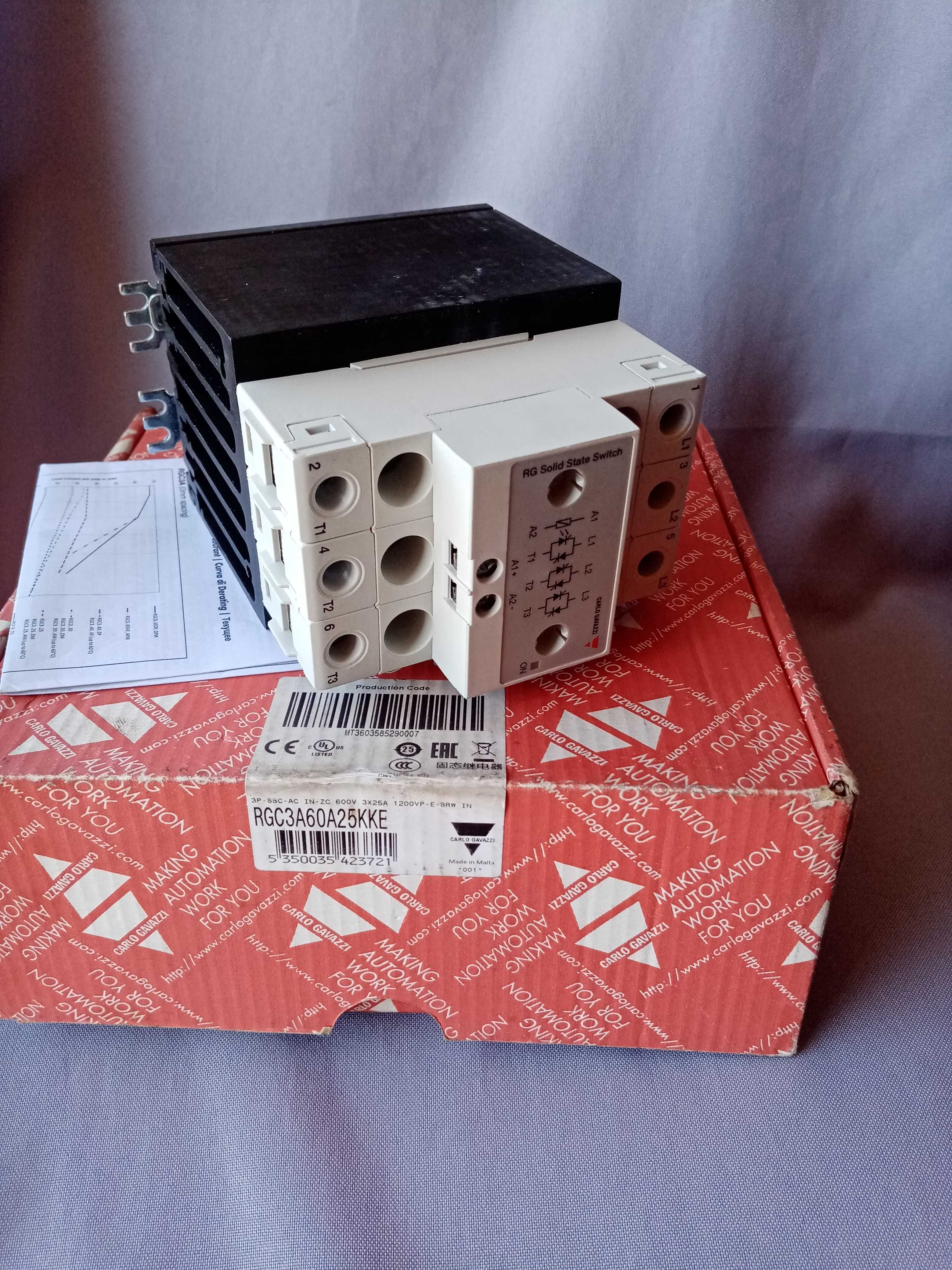 Контактор Carlo Gavazzi RGC3A60A25KKE