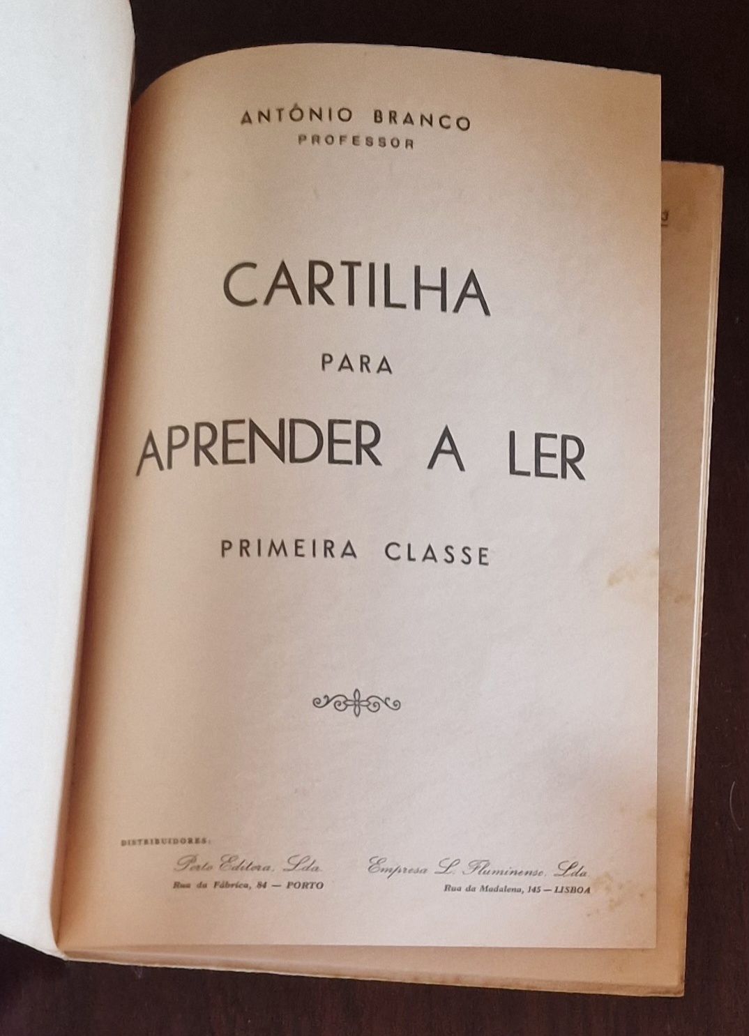 CARTILHA PARA APRENDER A LER de António Branco