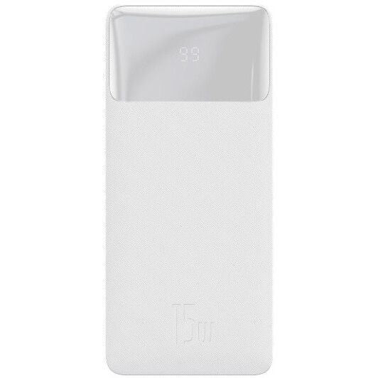 Павербанк Baseus Bipow Digital Display 15W 10000mAh (white)