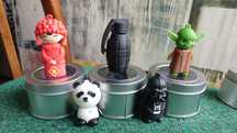 USB болванка, брелок фигурка star wars панда граната йода каваи флешка