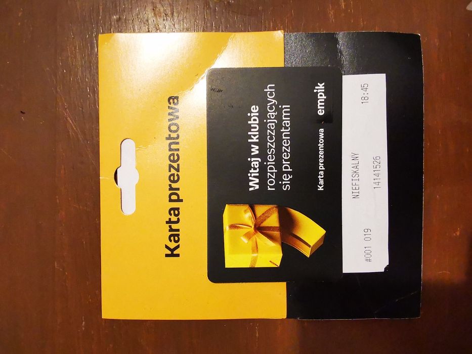 Karta prezentowa Empik 49,99 zł voucher karta podarunkowa