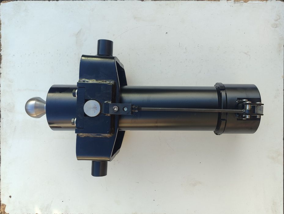 Siłownik wywrotu do przyczepy Sanok D47 D55 zawór kolyska 10 ton NOWY