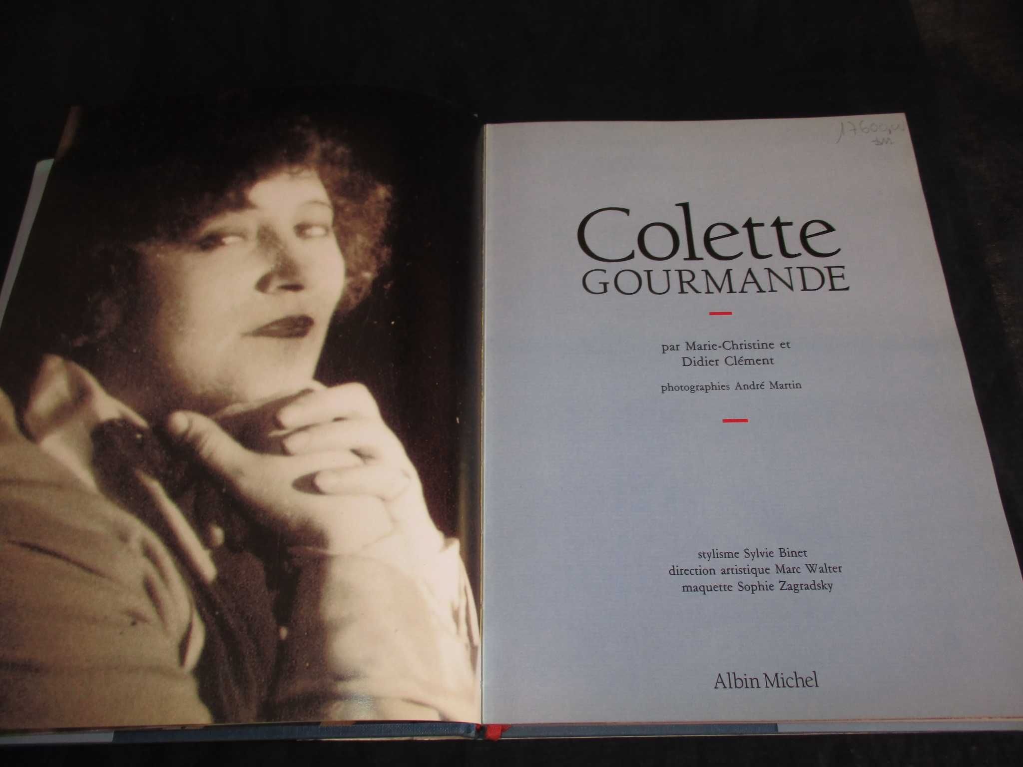 Livro Colette Gourmande Marie-Christine Clément