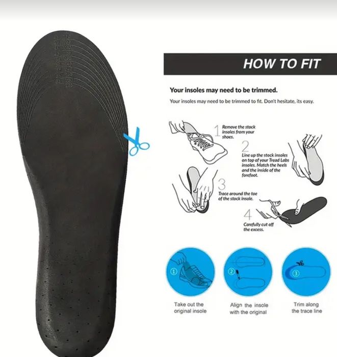 Стельки для увеличения роста 2 см,3см,4см,5см