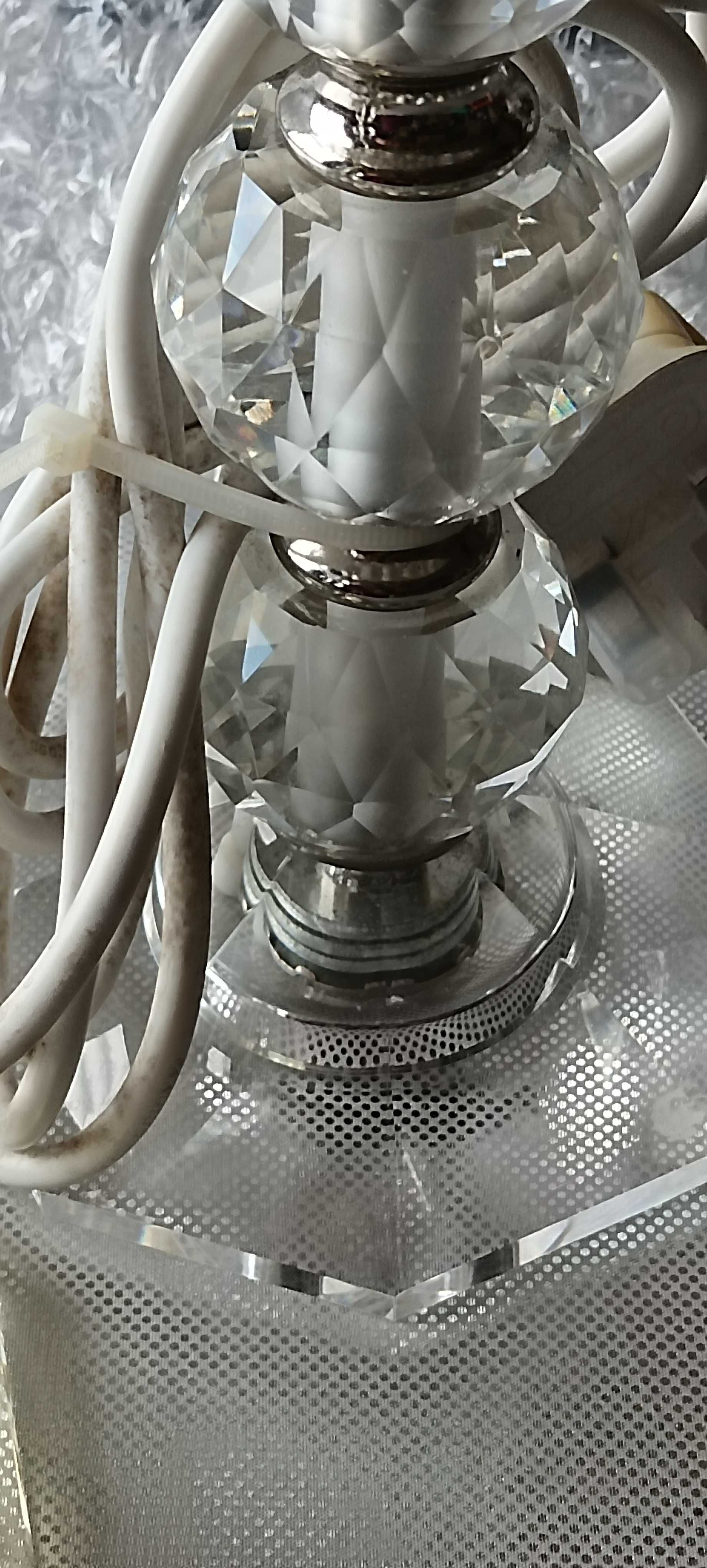 Candeeiros Laura Ashley Glass Prism Crystal Lamps (Par)