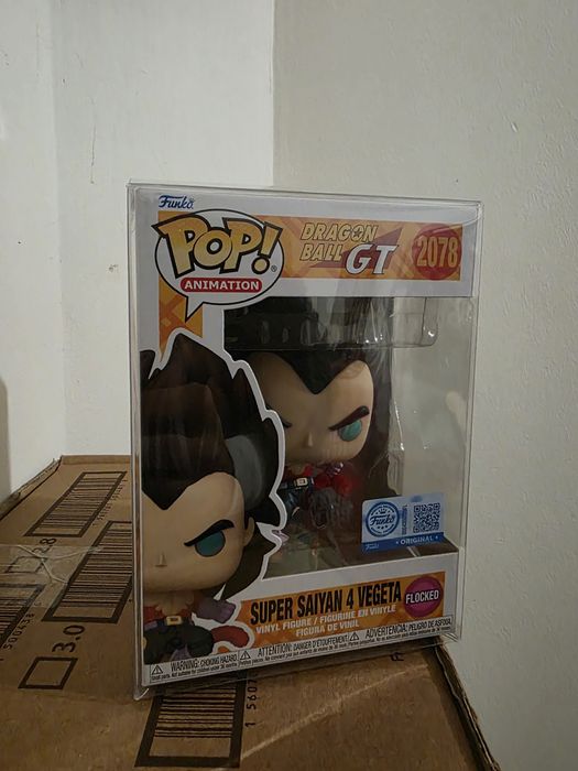 Funko Pop Vegeta Super Saiyan 4 Flocked