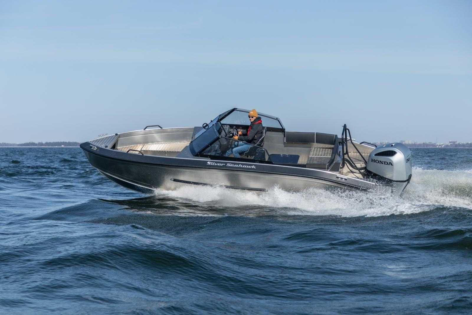 Silver Seahawk BRX >  duża łódź motorowa bowrider, aluminiowa