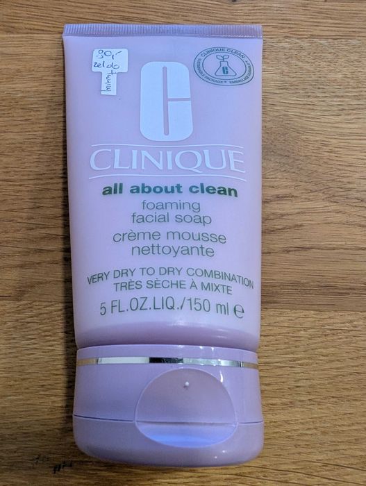 Krem myjący do twarzy - Clinique Foaming Facial Soap, 150ml