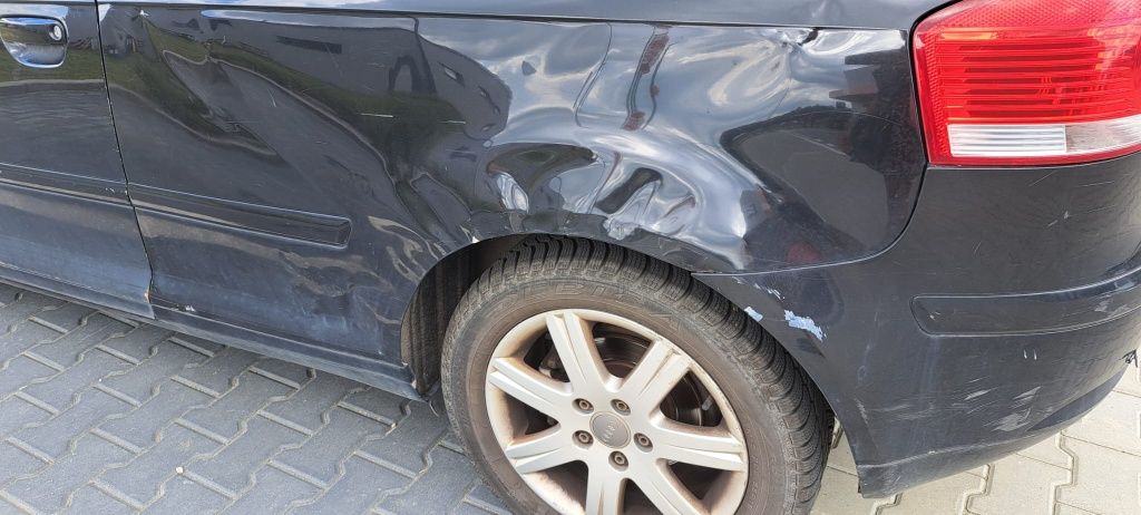 Audi a3, 1.6 mpi, czarny, sprawny