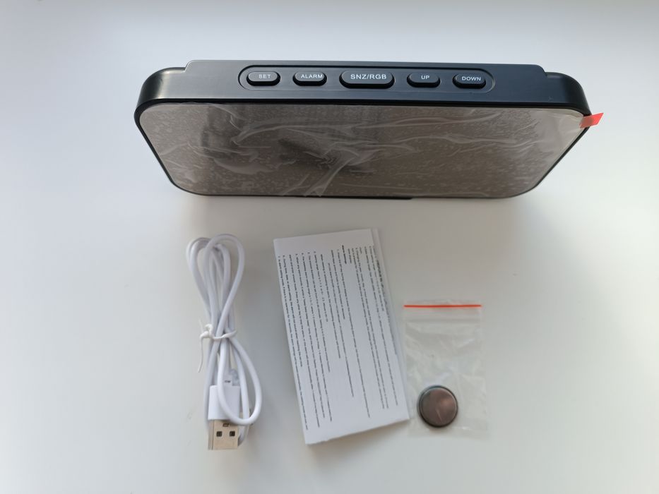 Електронний годинник-будильник JT-2027 з термометром