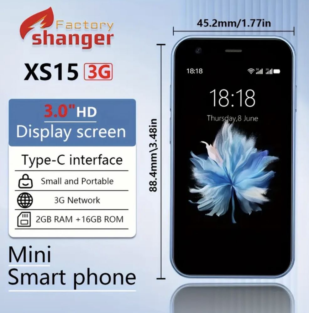 Nowy mini smartfon, idealny do ściągania na sprawdzianie lub ukrycia !
