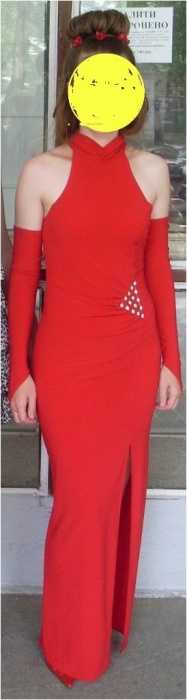 Красное вечернее, выпускное платье.