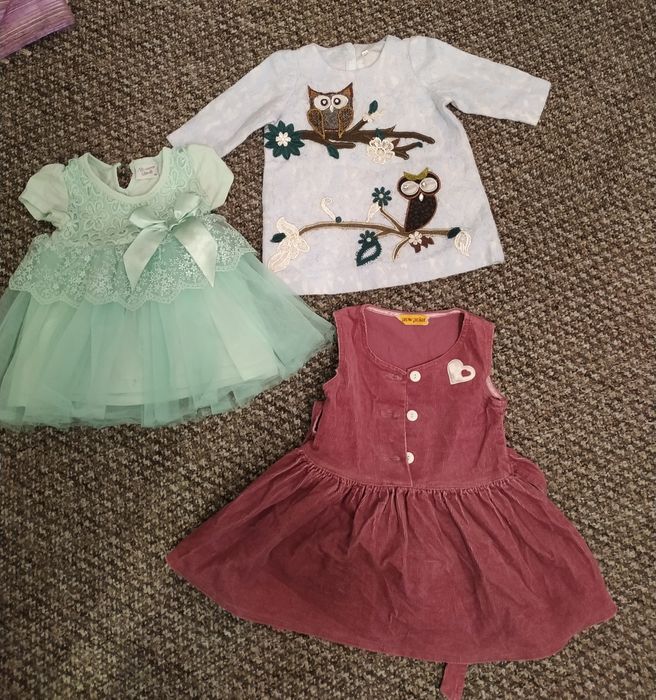 Плаття для дівчинки на 1 рочок. Розмір 80