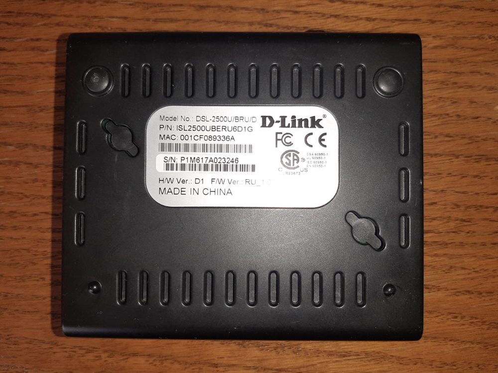 Модем D-link DSL 2500U