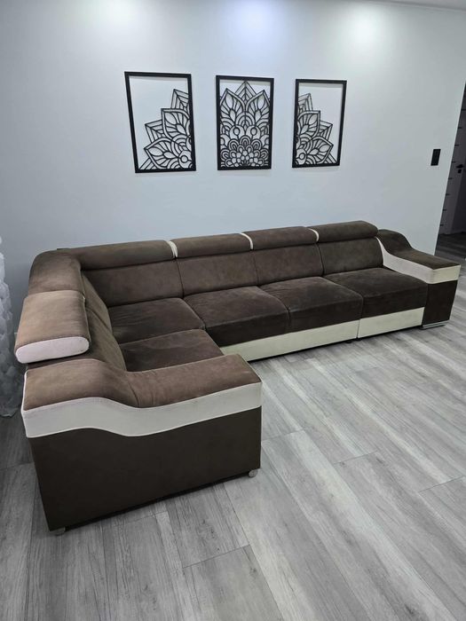 Duży narożnik brąz