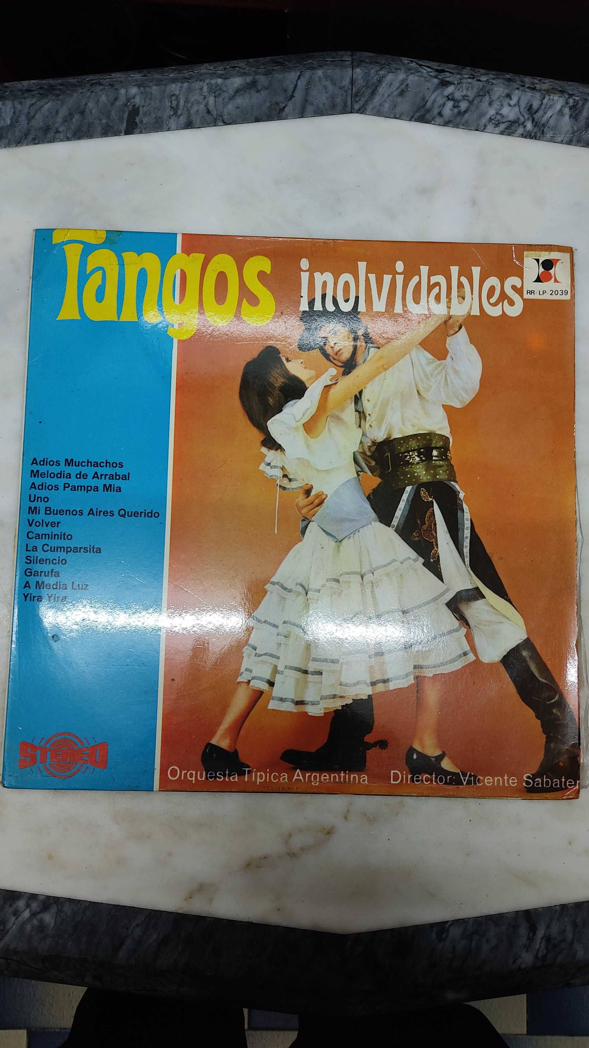 LP Vinil Tangos Inovidables  Disco  33 Rotações