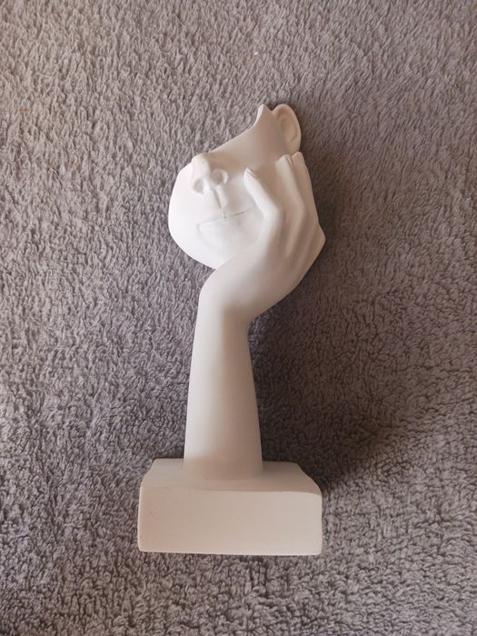 o-Nordic Thinker Statua Pół twarzy Rzeźba